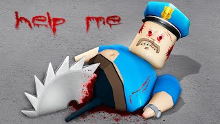 WHO DID THAT TO BARRY in BARRYS PRISON RUN New Scary Obby Roblox [upl. by Eilzel]