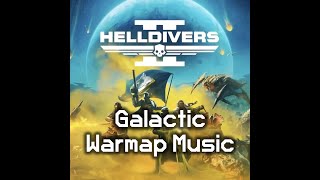 Galactic Warmap Music A  Galactic War Map Table  Mission Select Theme  Helldivers 2 OST [upl. by Niamreg]