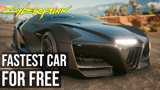 How To Get The Fastest Car For Free  Rayfield Caliburn Location  Cyberpunk 2077 [upl. by Gildea]