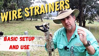 Mastering Basic Wire Strainers Essential Fencing Techniques [upl. by Eirena]