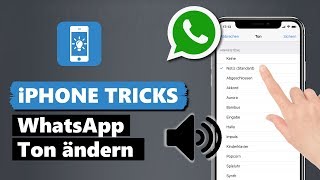 WhatsApp Ton ändern und individuelle Benachrichtigungstöne einstellen [upl. by Doralia581]