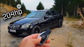 Mercedes Benz C250 w204 Top SpeedTest Drive w204 Benz mercedes [upl. by Ahsiruam]