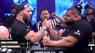 Denis Cyplenkov vs Levan Saginashvili Armwrestling [upl. by Batory]