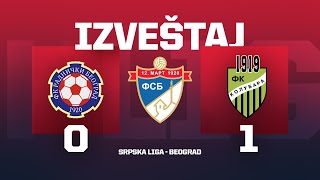 Izveštaj RADNIČKI NB  KOLUBARA Srpska Liga Beograd 4 Kolo [upl. by Sasnak]