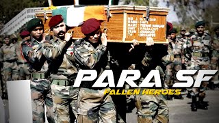 Para Sf  Fallen Heroes l Indian army Motivational video [upl. by Elwyn]