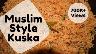 Kuska Recipe Plain Kuska Plain BiryaniLunch Box Recipe [upl. by Enialem]