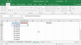 Función REDONDEARMENOS en Excel [upl. by Heron]