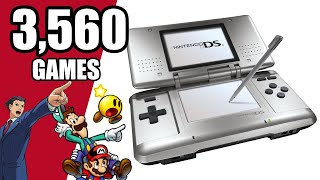 The Nintendo DS Project  All 3560 NDS Games USEUJP [upl. by Nyra864]