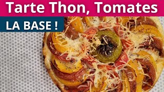 Comment réaliser une belle Tarte au thon et aux tomates [upl. by Hanley617]