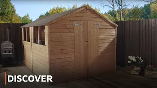 DISCOVER  Large Shiplap Tongue and Groove Apex Shed Tour [upl. by Aneehsak979]