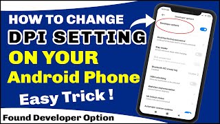 How To Change Screen DPI Setting in Your Android Phone  Dpi for Free Fire Gaming [upl. by Aiciram675]