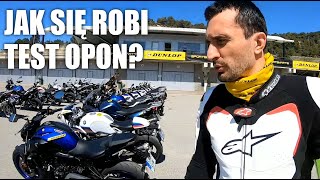 Jak testuje się opony motocyklowe Barry i test Dunlop SportSmart MK3 BwP Vlog 11 [upl. by Toland]