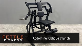 23419  Fettle Fitness Abdominal Oblique Crunch [upl. by Brouwer]