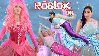 NEW VS THRIFTED PROM DRESS Roblox Royale High IRL [upl. by Ardnnek614]