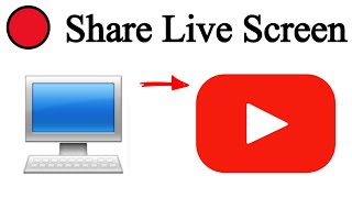 How to Share PC Screen Live In YouTube Streaming [upl. by Deloria]