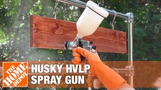 HVLP Paint Spray Gun  The Home Depot [upl. by Ynney745]