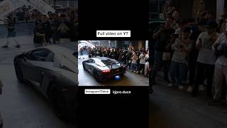 v12 lamborghini rev 🔥😍 lamborghini v12 rev loud flame event yt ytshorts [upl. by Alleb]