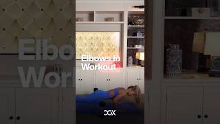 Elbows In Workout  Caroline Girvan  Workout shorts shorts shortvideo shortsfeed [upl. by Okimat]