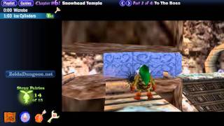 Legend of Zelda Majoras Mask Walkthrough 06 34 quotSnowhead Temple To The Bossquot [upl. by Eilrahs329]