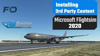 MSFS2020 3rd Party Download and install from flightsimto tutorial [upl. by Hake65]