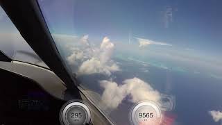 Short field landing in a PC12 at Staniel Cay Bahamas [upl. by Janel937]