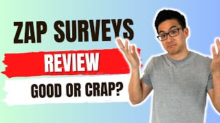 Zap Surveys Review  Is This A Legit Way To Earn Money Online Truth Told [upl. by Meyers]