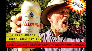 Hamms Beer Review by A Beer Snobs Cheap Brew Review [upl. by Eiramassenav]