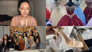 SHEIN FASHION NOVA PACKAGES  SHOPPING VLOG FRIENDSGIVING 🤎 [upl. by Riannon]