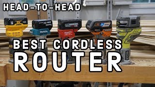 Best Cordless Router  Head To Head [upl. by Nylrac975]