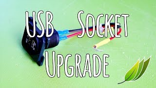 Caravan USB socket upgrade [upl. by Enellij490]