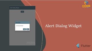 Flutter custom Alert Dialog Tutorial  Flutter Tutorial  242 [upl. by Tristis192]