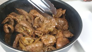 How To Make TenderFlavorful Beef Liver amp Onions [upl. by Xuagram224]