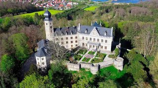 Schloss Callenberg  Germany 🇩🇪 by Drone [upl. by Yrennalf885]