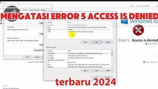 2024 Fix ErrorMENGATASI ERROR 5 ACCESS IS DENIED GAGAL INSTAL SOFTWAREBY SHADIS KOMPUTER [upl. by Lindbom]