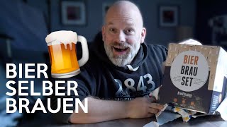 BIER selber brauen 🍺 👌 Bier DIY  Bierbrauset [upl. by Lajib]