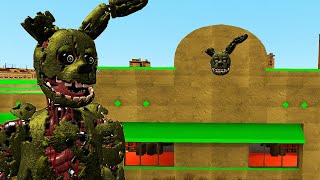 Springtraps Pizzeria GMOD FNAF [upl. by Enirtak]