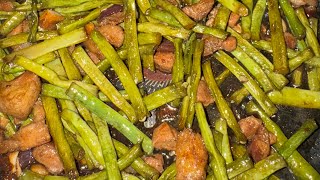 How to cook adobong sitaw with pork belly [upl. by Atazroglam]