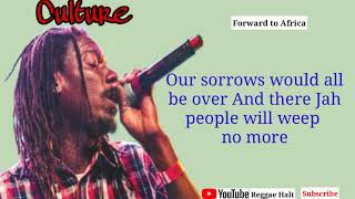 Culture  Forward to Africa lyrics video [upl. by Arondel]