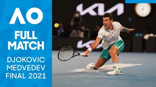 Novak Djokovic vs Daniil Medvedev Full Match  Australian Open 2021 Final [upl. by Leanard]