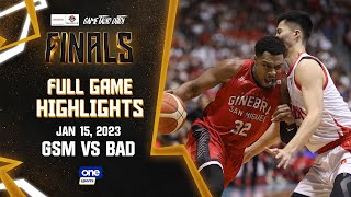 Bay Area vs Ginebra Finals G7 highlights  Honda S47 PBA Commissioners Cup 2022  Jan 15 2023 [upl. by Bottali532]