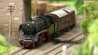 Fantastic Steam Locomotive Model Railway Layout in HO Scale [upl. by Ariane]