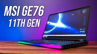 MSI’s Most Powerful Laptop Upgraded GE76 11th Gen Review [upl. by Nitsud]