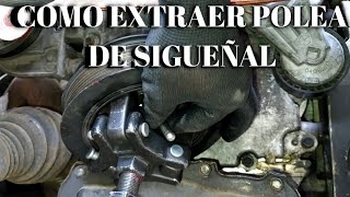 como QUITAR O EXTRAER la polea del cigüeñal [upl. by Saddler]