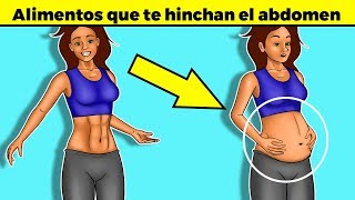 13 alimentos que te HINCHAN EL ABDOMEN causan gases inflan el vientre [upl. by Kiki]