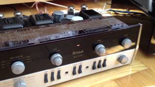 McIntosh MA230 19631966  AWESOME Vintage Vacuum Tube Integrated Amplifier [upl. by Epilif]