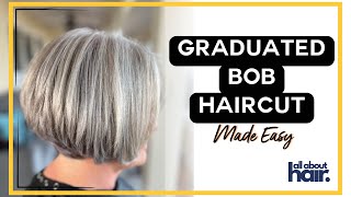 Mastering the Graduated Bob Haircut StepbyStep Tutorial [upl. by Cannon]