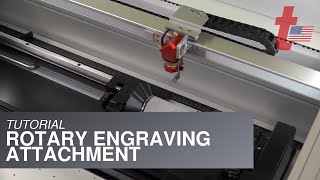 Trotec Tutorial Rotary Engraving Attachment [upl. by Drucy]