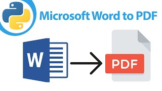 How to convert Microsoft Word file to PDF using Python [upl. by Yecram]