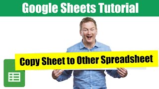 How to Copy a Sheet to a Different Spreadsheet in Google Sheets [upl. by Reviel381]