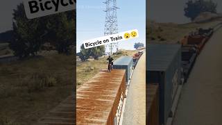 if You Ride a Bicycle on a Train in GTA Games gta gaming [upl. by Mariellen]